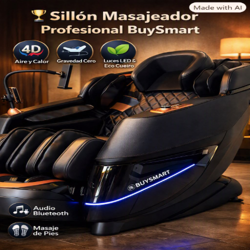 Sillón Masajeador Profesional BuySmart 4D – Cuerpo Completo