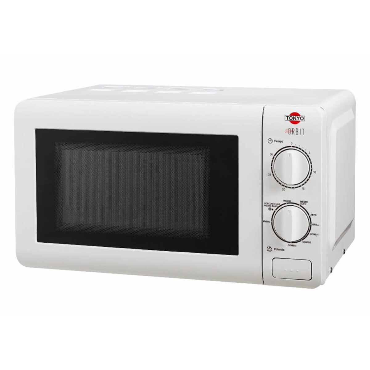 Microondas Tokyo Orbit con grill 20 litros blanco