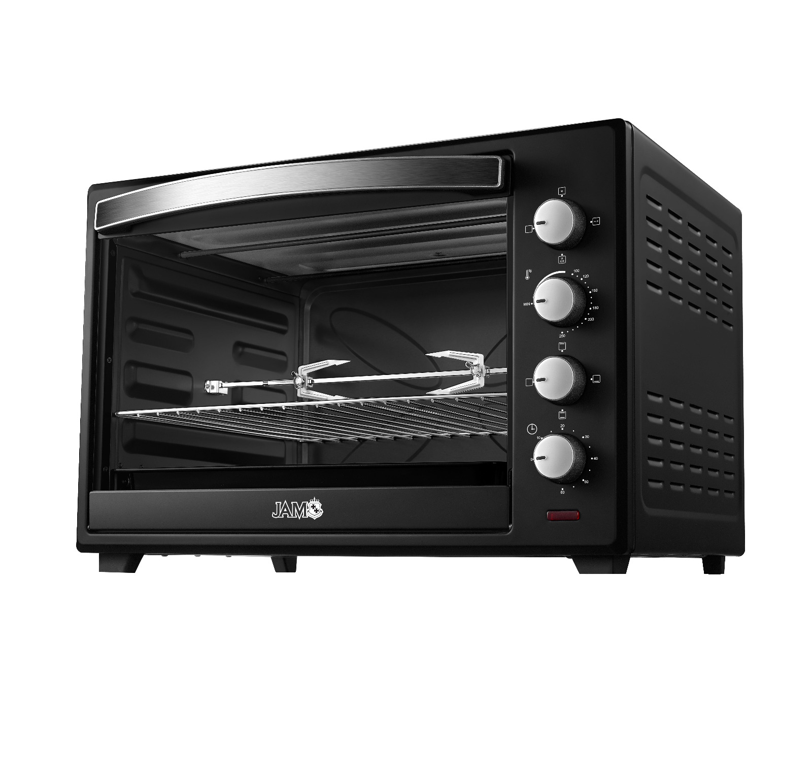 HORNO ELECTRICO JAM 50 LTS DN50E-RML C/ LUZ INTERNA, SPIEDO, TIMER 60MIN 2200W