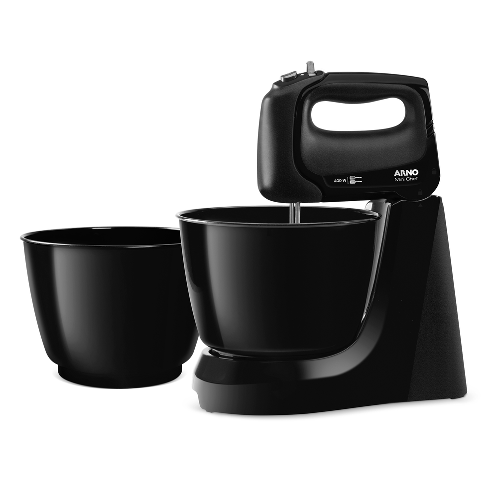 Batidora Arno Mini Chef HM10 4 Velocidad 2BOWL - HM11 Negro