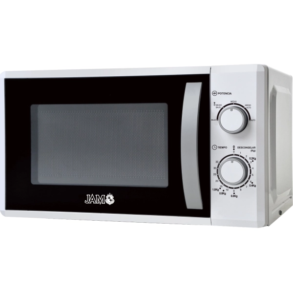 MICROONDAS JAM 20 LTS. MOD. MB720JAY BLANCO C/ LUZ INTERNA 700W 230V/50HZ